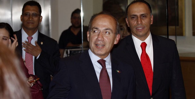 Felipe Calderón desea éxito a EPN en materia de seguridad - Atiempo